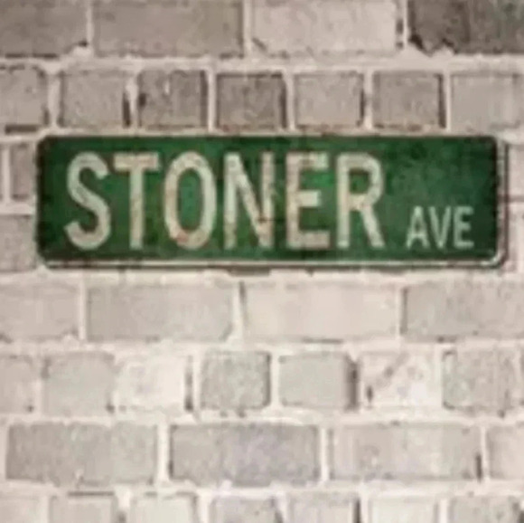 Metal Tin Sign (4''x16''/10cm*40cm) STONER AVE..NWT ..we bundle..enjoy - Picture 3 of 5